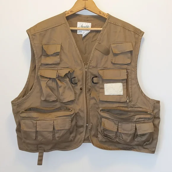 Gilet Reporter Taille Xl Multipoches Chasse Peche Foret Trekking Bonne Occasion Item 14063992